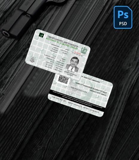 Pakistan international driving license 2022-present PSD